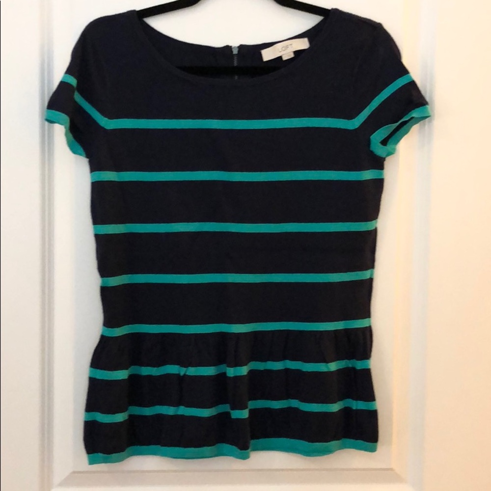 Loft peplum sweater